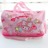 行李包女大容量结实手提旅行包外出旅游包可爱短途帆布旅行收纳袋 粉色3