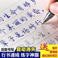 字帖成人行楷书速成练字本男女生大学生字帖书法临摹凹槽反复书写 行书:基础教程(送1笔1握3芯)