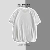 套装男夏季轻熟风痞帅男装一套搭配七分袖西服外套成熟稳重两件套 白色短袖 S 质量高于同行