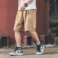 男士短裤青少年潮流宽松百搭学生五分裤男速干休闲男式中裤潮港风 001款式 无口袋较差 M