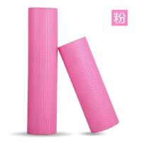 实心泡沫轴肌肉放松滚轴瑜伽柱瘦小腿泡沫柱按摩棒狼牙棒按摩 粉色 30*14.5cm