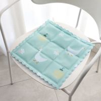 夏季新款免注水凝胶冰垫透气学生冰凉枕避暑凉垫汽车水袋降温椅垫 田园小鹅[九宫格 免注水] 1个装(36*36)