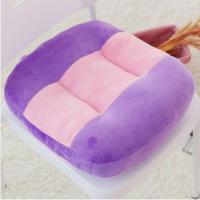 驾考学车坐垫专用练车坐垫增高加厚考驾照矮个开车驾驶透气座垫 毛绒紫色[水晶超柔](有拉链有提手) 轻薄款(推荐166以上