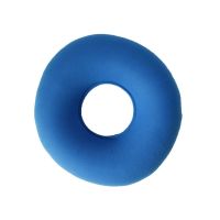 防褥疮充气坐垫卧床老人臀部减压防压疮垫透气褥疮垫椅子护理坐垫 蓝色圆垫[送气筒]