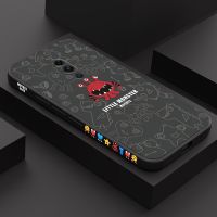 OPPOreno手机壳女renoace液态硅胶renoz镜头全包10倍超薄防摔软壳 魔方侧图-[三眼小怪兽]-优雅黑 r