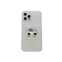 赵露思同款立体猫咪苹果12手机壳iPhone11pro/7/8p滴胶xs防摔xr女 珍珠手链需更换珍珠长挂绳请联系客服