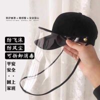 [防飞沫]韩国防疫情防护帽子唾沫放毒面罩防疫用品 普通快递