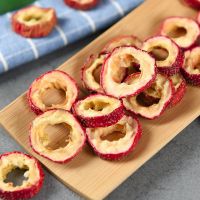 [新货精选]无核大片山楂干新鲜去核山楂片特级空心圈泡茶水精选 精选山楂干(100克)