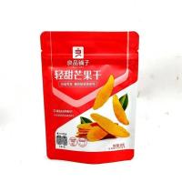 良品铺子芒果干黄桃果干猕猴桃片草莓菠萝片水果干轻甜芒果脯小吃 轻甜芒果干80克 x 4 袋