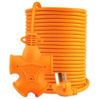 耐摔电动车充电延长线工程家用插座排插排地拖插线板接线板转化器 B0[十孔]+地拖排插.. 二米.