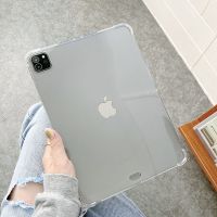 ipad保护壳带笔槽款2020保护壳9.7寸平板MINI3/4/5气囊12.9硅胶壳 四角防摔气囊[透明]单壳 mini