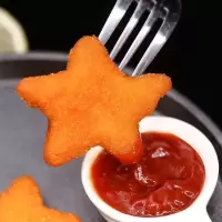麦肯笑脸薯饼 开心薯儿童土豆饼 薯饼冷冻油炸薯条小吃半成品薯饼 星星鸡块2斤