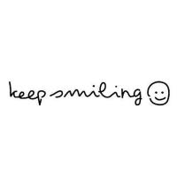 ins韩风keep smiling保持微笑装饰墙贴PVC软装咖啡店服装店箴言 keepsmiling