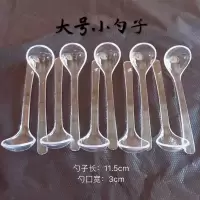 调料勺子塑料量勺三七粉专用勺调味罐勺试吃勺粉勺三克勺 大号小勺子 5支