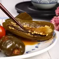 油焖港椒咸菜延边腌制肉辣椒尖辣椒开胃菜下饭菜散装5斤整箱 5斤港椒