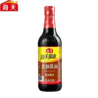 海天老抽酱油500ml/瓶装家用特惠装酿造酱油烹调炒菜鲜香调味 3瓶[尝鲜价]