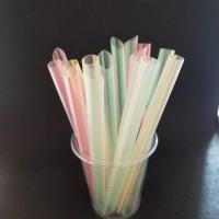 吸管一次性彩条透明彩色加粗尖头吸管散装八宝粥杂粮粥吸管 彩条15厘米吸管(散装) 约1000支(10包)