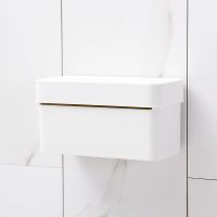 免打孔抽取垃圾袋收纳盒子壁挂塑料袋收纳厨房购物袋抽取整理方盒 免打孔垃圾袋收纳盒