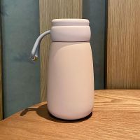 磨砂大肚保温杯ins女士简约精致小巧韩版喝水杯学生可爱清新杯子[11月22日发完] 大肚保温杯-少女粉320ml 杯子+