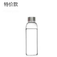 个性潮流创意玻璃水杯男女学生水杯韩版简约可爱小清新随手杯茶杯 透明平盖杯 单杯