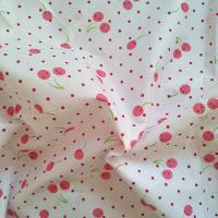 布料面料碎花布遮尘居家吊顶布料2.4米宽幅 红樱桃 1米长*2.4米宽