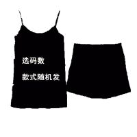 2021新品减龄小飞袖蝴蝶结公主风女睡衣棉吊带短裤背心无袖家居服 [福利款] M [建议70-95斤]