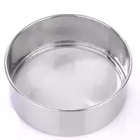 圆形面粉筛 糖粉筛60目圆形面粉筛 烘焙工具 60目圆形15CM