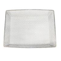 筛子加粗加厚筛土种花304不锈钢筛子筛沙石子网筐网篮板栗花生筛 网孔2毫米 镀锌钢丝