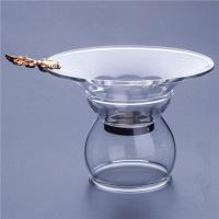 聚千义耐热玻璃过滤网茶漏日式虑网套装功夫茶具配件珍珠茶漏 金鱼茶漏