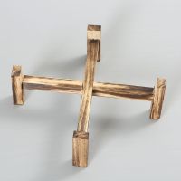 陶瓷干泡储水茶盘家用圆形简约创意荷叶茶盘托盘莲花茶台茶道茶海 木架