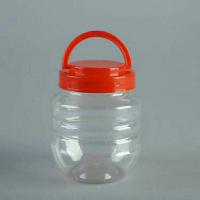 蜂蜜瓶豆瓣瓶塑料瓶1斤2斤3斤5斤 透明糖杂粮酱干货包装密封罐 1斤圆瓶*10个