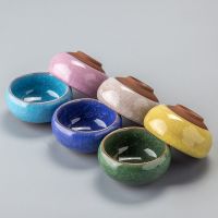 功夫紫砂茶具套装整套家用陶瓷茶壶茶杯茶海实木茶盘茶道配件特价 七彩冰裂茶具