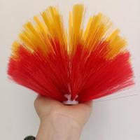 清洁扫把天花板蜘蛛网除尘加长刷鸡毛掸子家用清洁除尘刷神器绅缩 圆型 单头