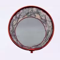 铝合金抄网头大物抄网头竞技防挂速干钓鱼网兜捞鱼网小眼密眼抄网 直径30厘米[纳米炫彩款]