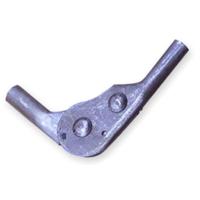 沙发件折叠铰链对折叠铰链五金配件多功能支架90度180度连接合页 圆杆180度[一个]