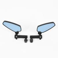 改装酷奇踏板车反光镜电动摩托车福喜鬼火电摩M3通用后视镜倒车镜 黑色一对