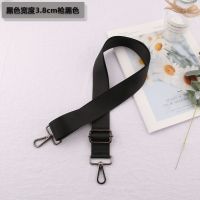 新品加强款男包配件背包带斜挎单肩包带子电脑包肩带男士皮包背带 [普通款]黑色宽度3.8cm枪黑色