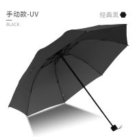 超大号全自动十骨十二骨加大雨伞双人折叠雨伞男女商务伞三折晴雨 手动商务无胶款