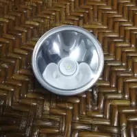 4.2v黄光户外电源铝合金反光杯头灯矿灯聚光手电筒钓鱼灯LED光源 5.2厘米铝合金5w强光灯头