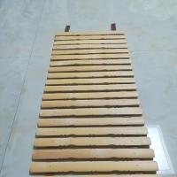 竹椅垫皮带拼可换竹垫木制躺椅垫老人休息椅竹垫竹椅垫沙发垫 宽38厘米长89厘米两头分别有9厘米左右皮带