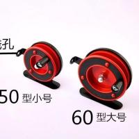 冰钓轮冰钓竿套装冬钓轮线轮小渔轮小飞轮小鱼轮风筝轮海竿轮板轮 50型小号轮1个