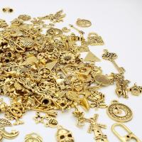50个精品小吊坠DIY手工制作十字架手链项链挂坠挂件装饰配件披发 金色/50个装