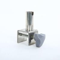 新款加厚钓台配件不锈钢三件套可移动万向炮台架鱼护架饵料架伞架 单个饵料架