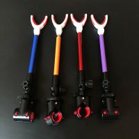 支架后挂天线全金属防滑夜光竿挂炮台架杆架鱼竿钓鱼垂钓渔具用品 炫彩后挂(颜色随机)