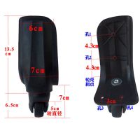 行李箱轮子替换滑轮配件拉杆箱万向轮通用旅行密码箱轱辘皮箱滚轮 CK02#后轮1对(送螺丝)