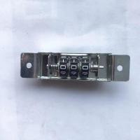 拉杆箱配件行李箱铝框拉杆箱配件大全密码锁扣锁拉杆箱提手配全套 银色密码锁一个