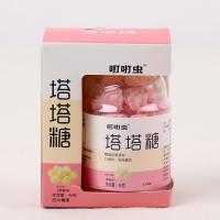 塔塔糖咑咑虫原味宝塔糖咑虫儿童小孩成年驱虫回虫糖蛔/虫清肠 [草莓味1瓶]净含量46克