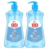 立白盐洁洗洁精大桶专用按压瓶果蔬洗涤剂家用厨房实惠 矿物盐除菌率99.9% 4.4斤+凝珠