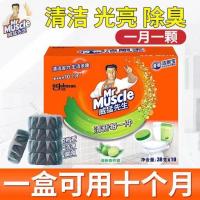 威猛先生活性炭4合1洁厕宝38g10个蓝泡泡洁厕宝洁厕灵洁厕球