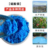 硫酸铜晶体游泳池杀菌消毒剂果树农用水产青苔除藻剂蓝矾粉末1kg 2斤